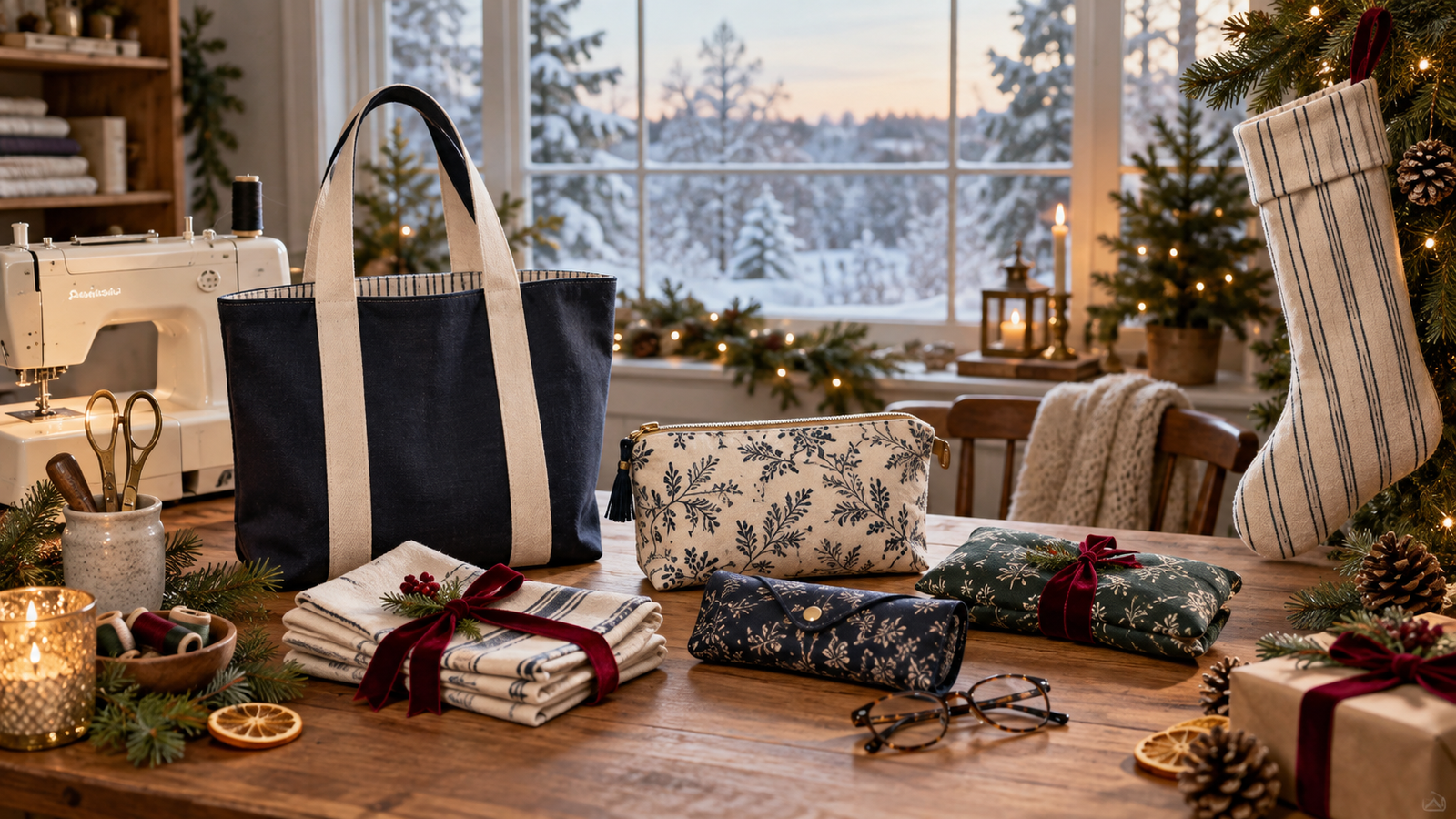15 Easy Christmas Gifts to Sew That People Will Actually Use
